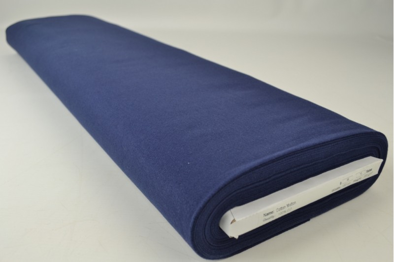 Katoen molton navy, rol