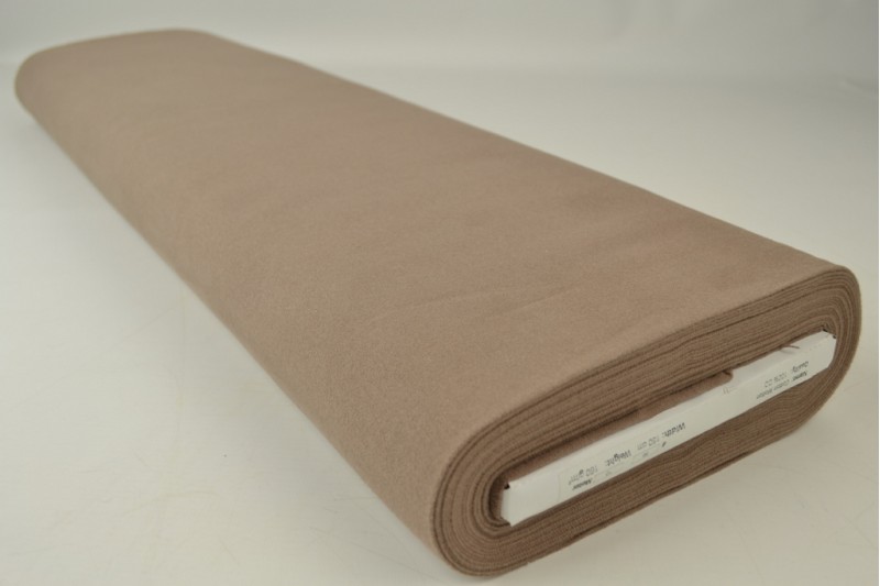 Katoen molton taupe, rol