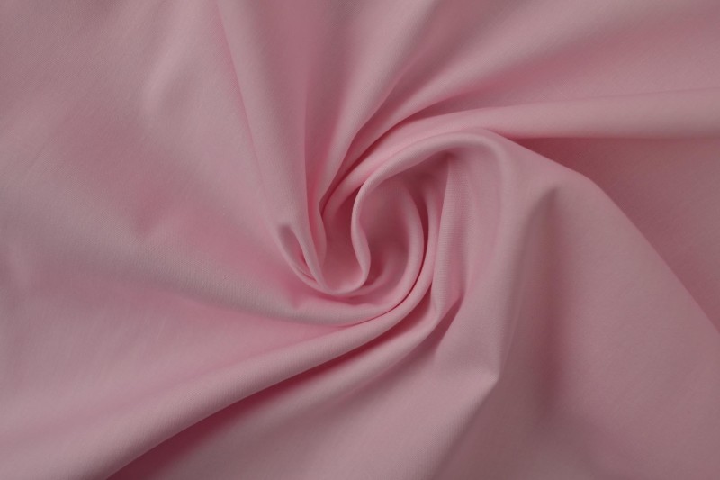 Katoen poplin baby roze