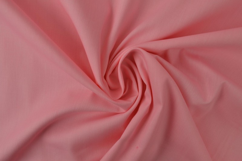 Katoen poplin dusky roze