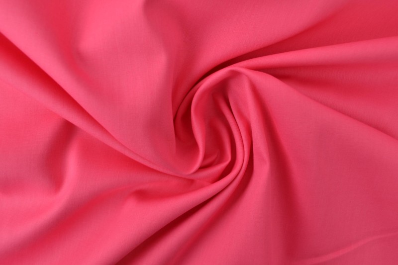 Katoen poplin fuchsia