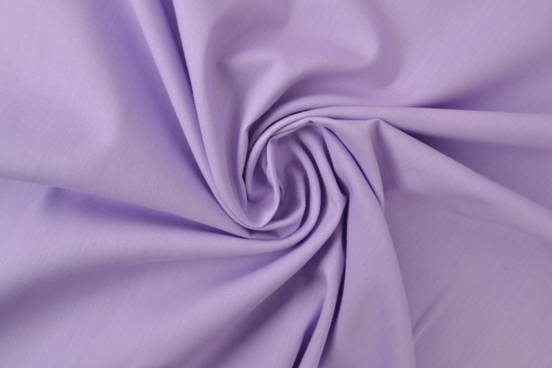 Katoen poplin lavendel