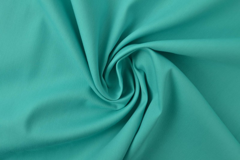 Katoen poplin turquoise