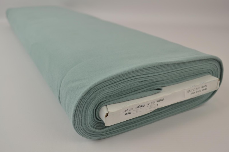 Katoen tricot oud groen, rol