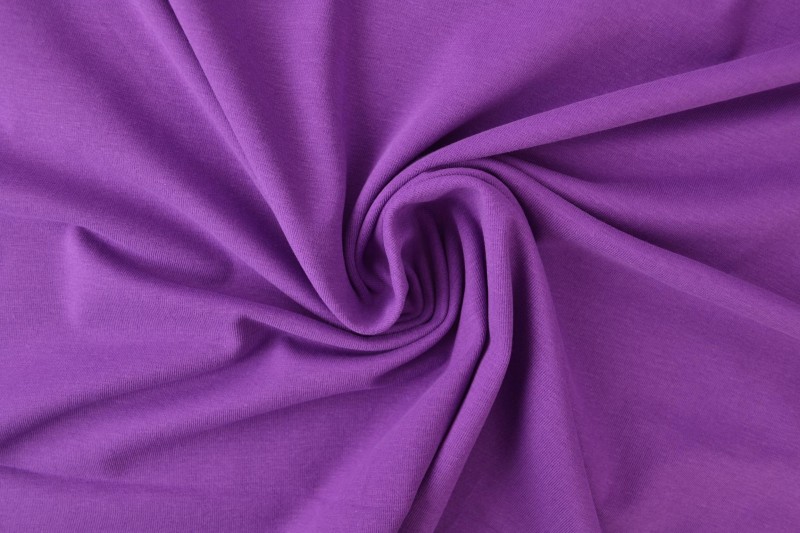 Katoen tricot paars
