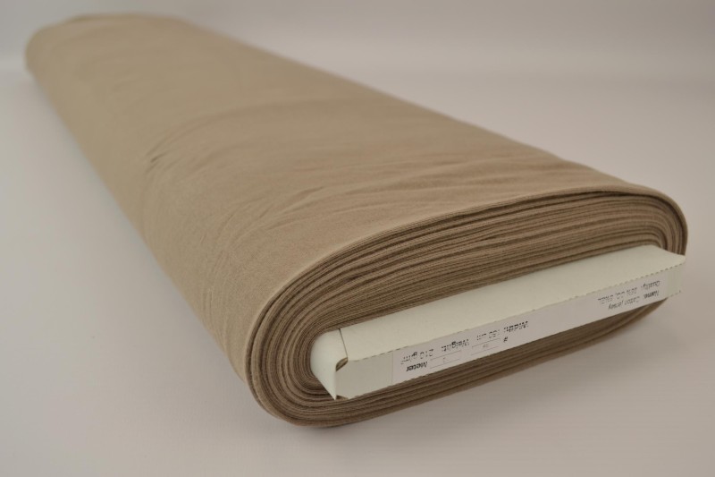 Katoen tricot taupe, rol