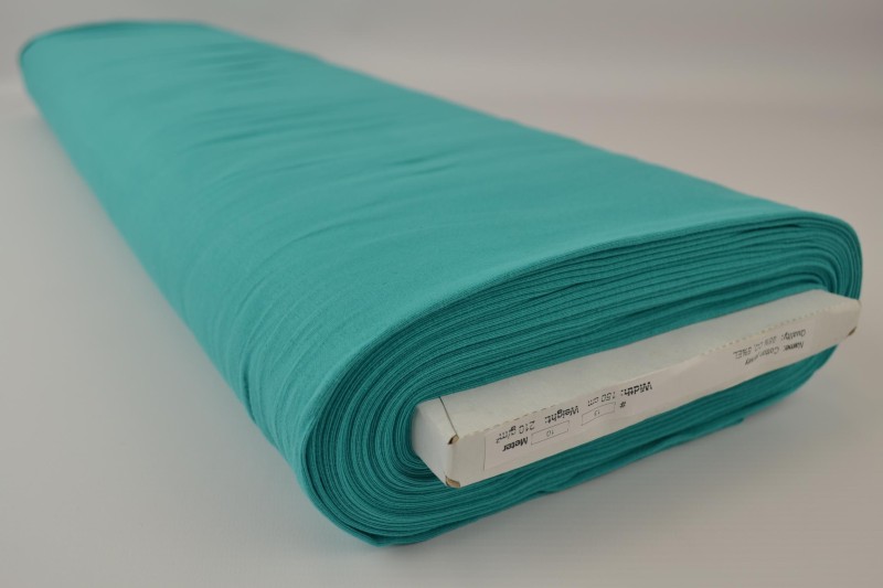 Katoen tricot turquoise, rol