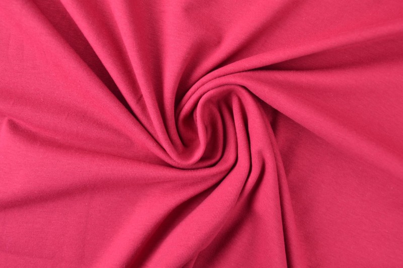 Katoen tricot wijnrood