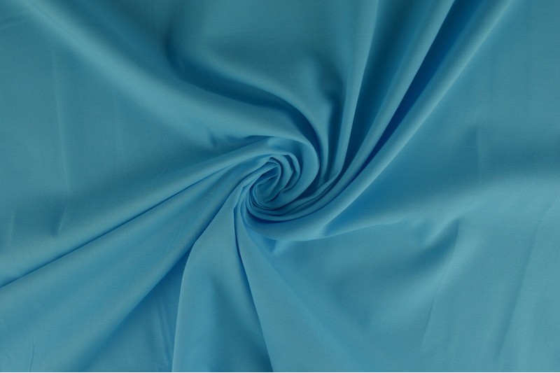 Katoen voile aqua