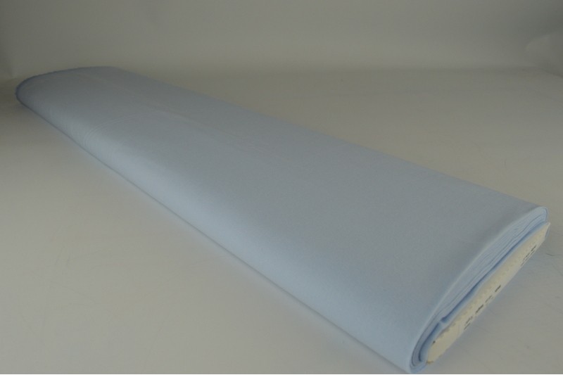 Katoen voile baby blauw, rol
