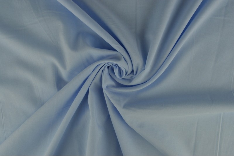 Katoen voile baby blauw