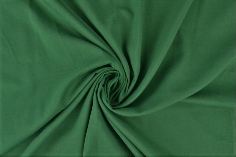 Katoen voile donker groen