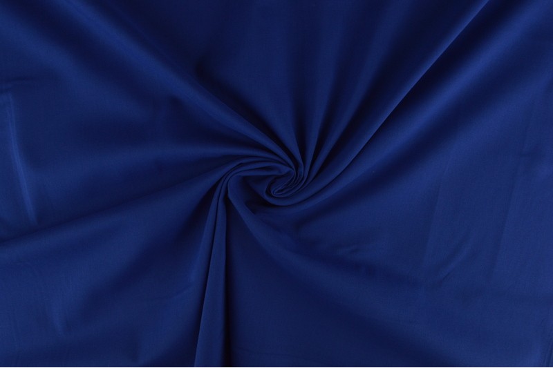 Katoen voile donkerblauw