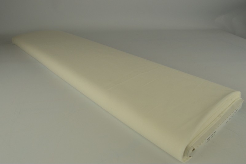 Katoen voile gebroken wit, rol
