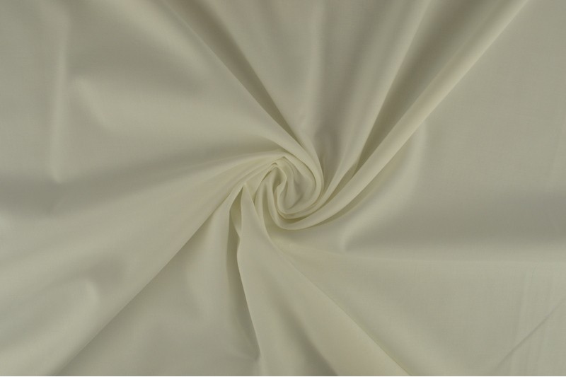 Katoen voile gebroken wit