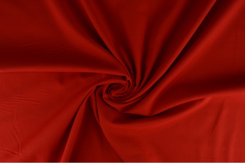 Katoen voile rood