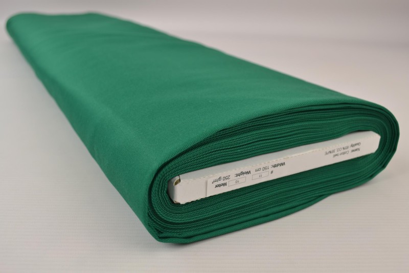 Keperkatoen groen, rolweergave