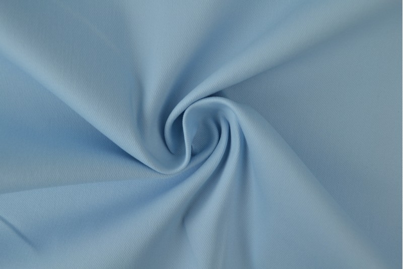Keperkatoen stretch baby blauw