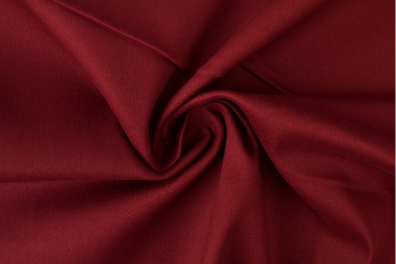 Keperkatoen stretch bordeaux
