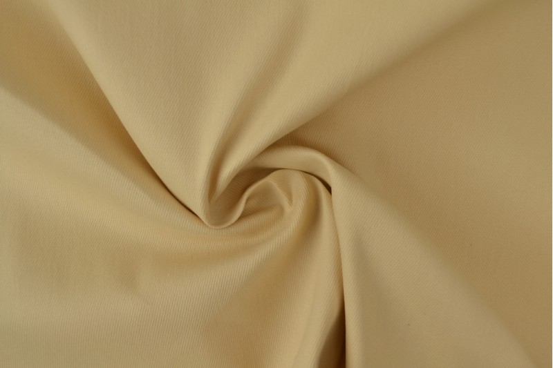 Keperkatoen stretch champagne