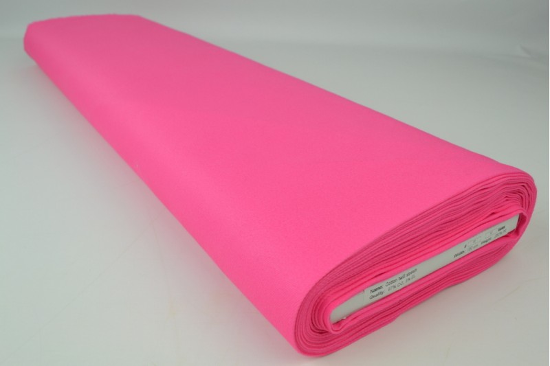 Keperkatoen stretch fuchsia, rolweergave