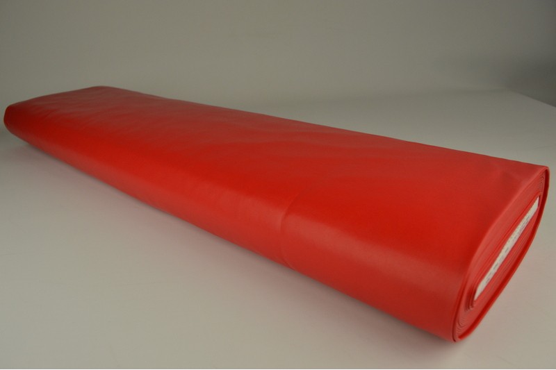 Kunstleer rood, rolweergave