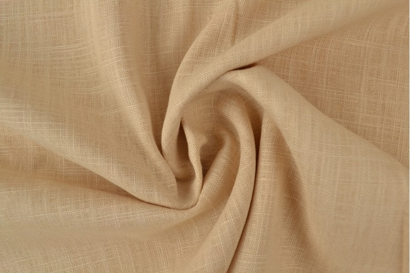 Linnen viscose champagne
