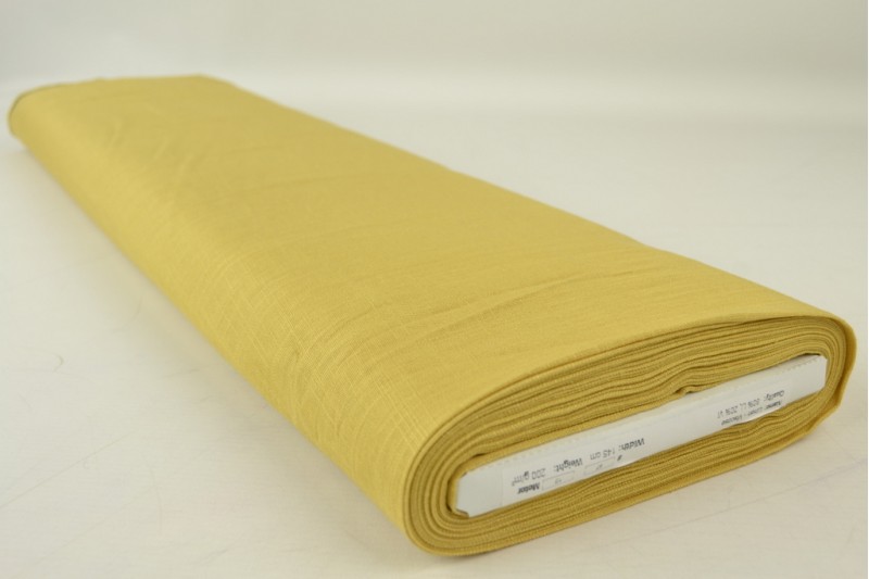 Linnen viscose okergeel, rol