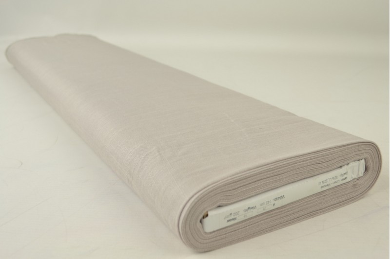 Linnen viscose zilvergrijs, rol
