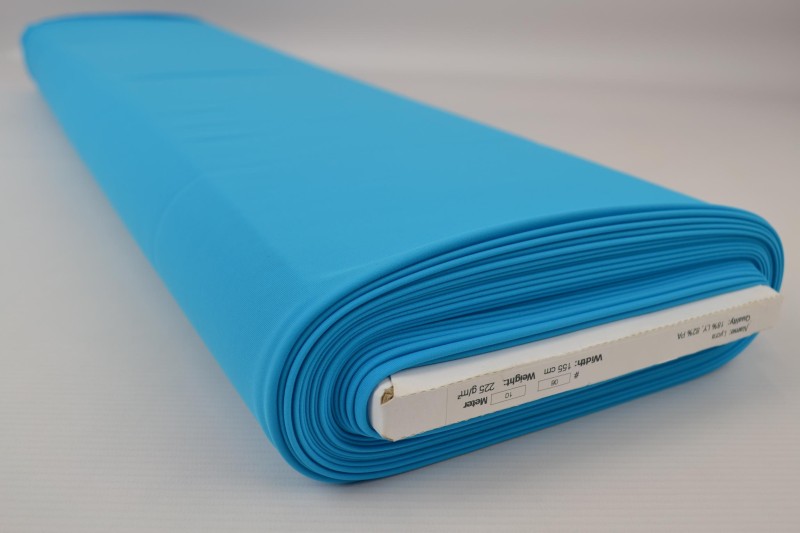 Lycra aquablauw, rol
