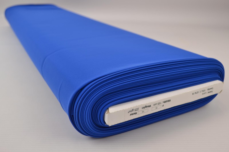 Lycra blauw, rol