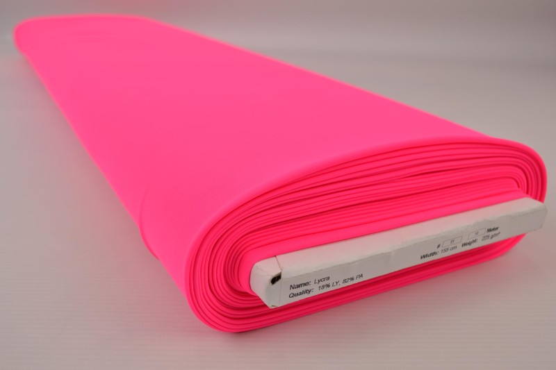 Lycra fluor roze, rolweergave
