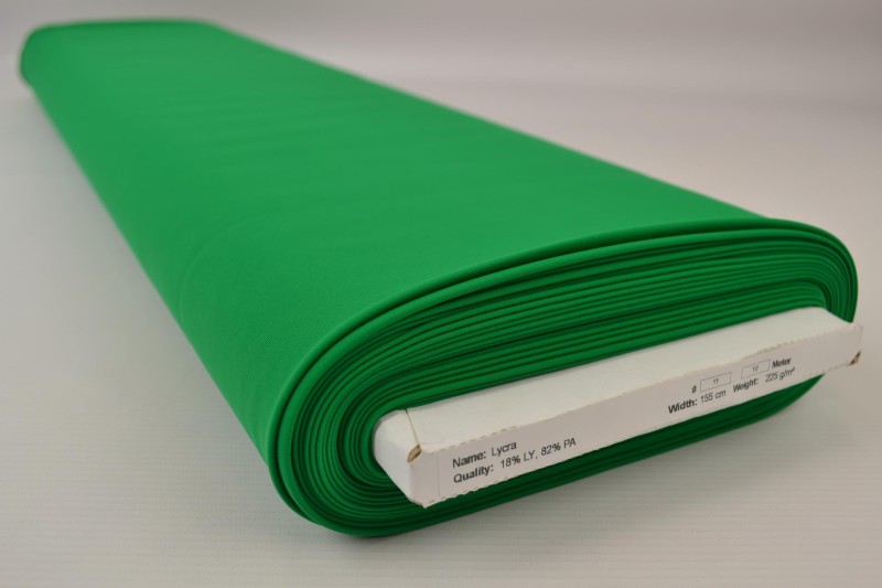 Lycra groen, rolweergave