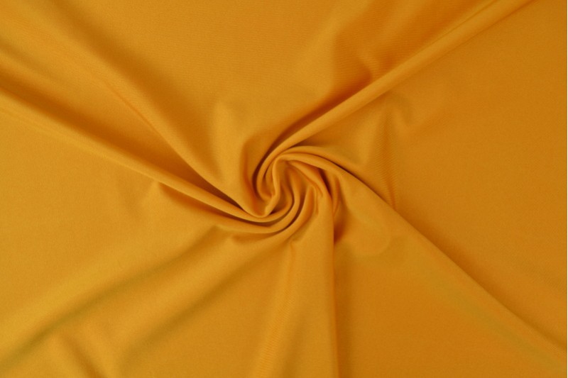 Lycra glans okergeel