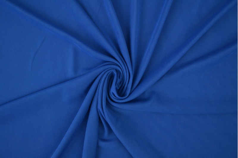 Lycra tule blauw