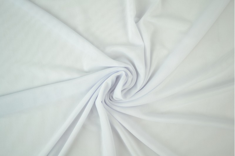 Lycra tule wit