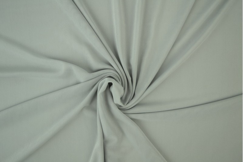 Lycra tule zilvergrijs