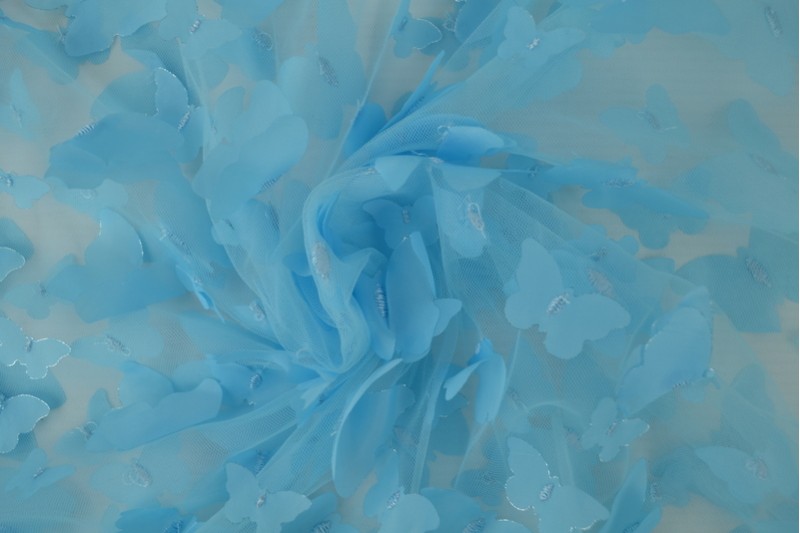 Mesh butterfly blauw
