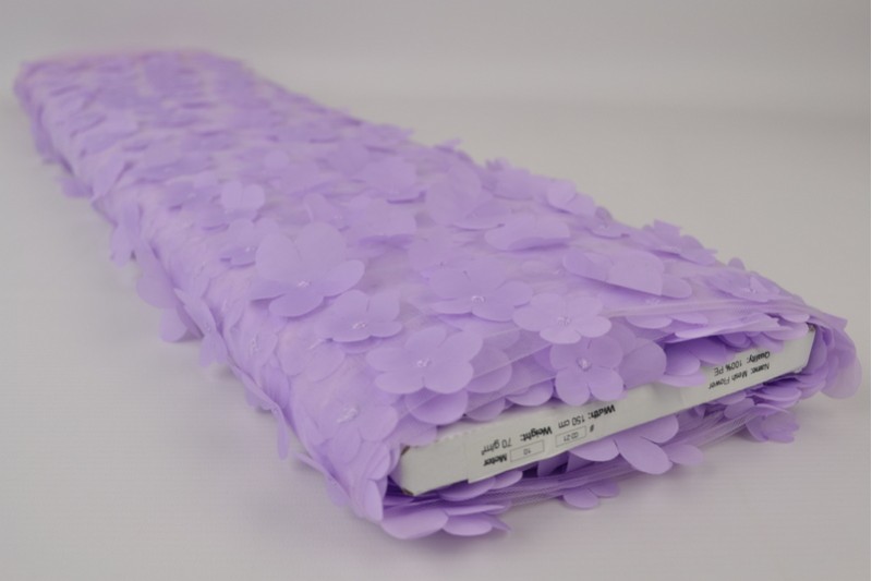 Mesh flower lavendel, rolweergave