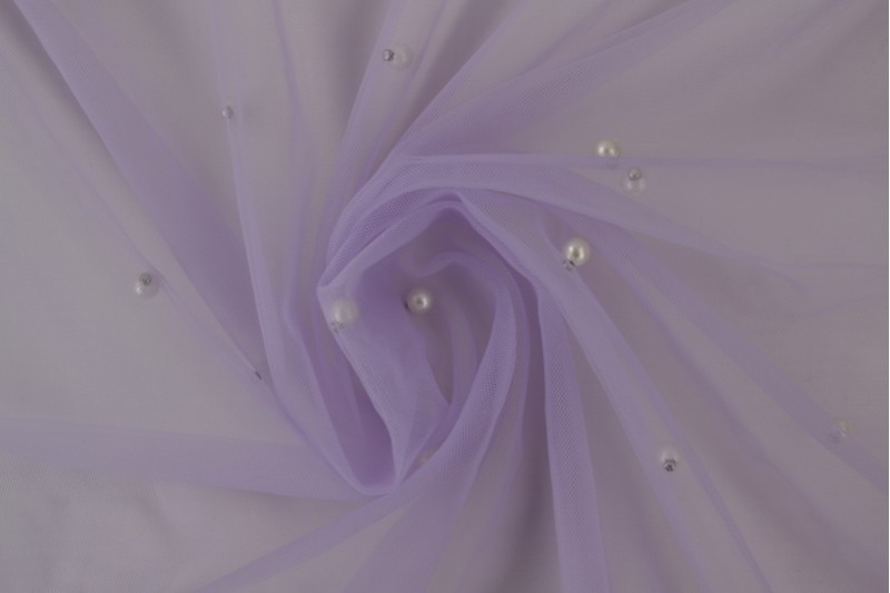 Mesh pearls lavendel, rol