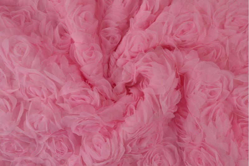 Mesh roses special roze
