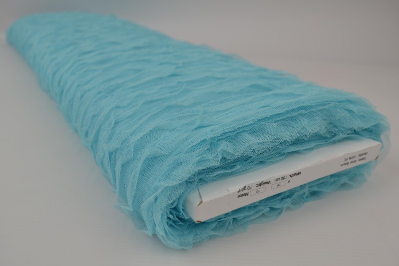 Mesh waves blauw, rolweergave