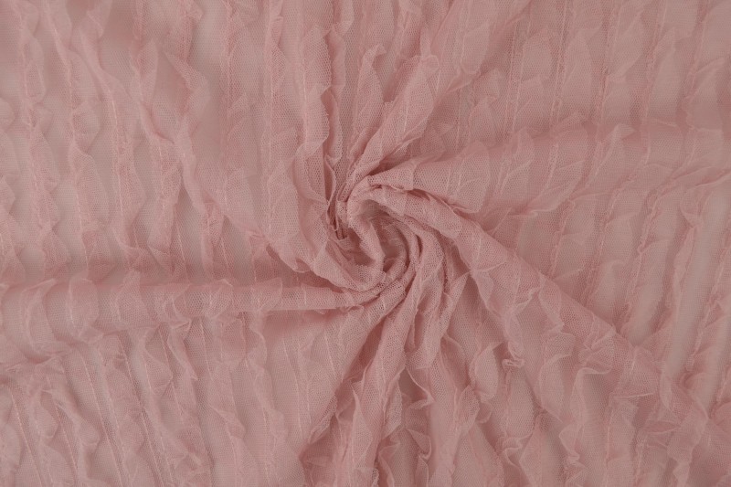 Mesh waves oud roze