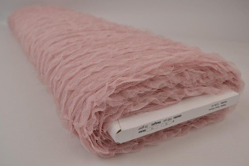 Mesh waves oud roze, rol