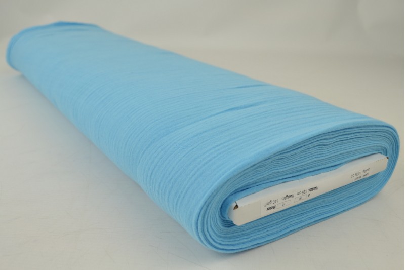 Mousseline (hydrofiel) aqua blauw, rol