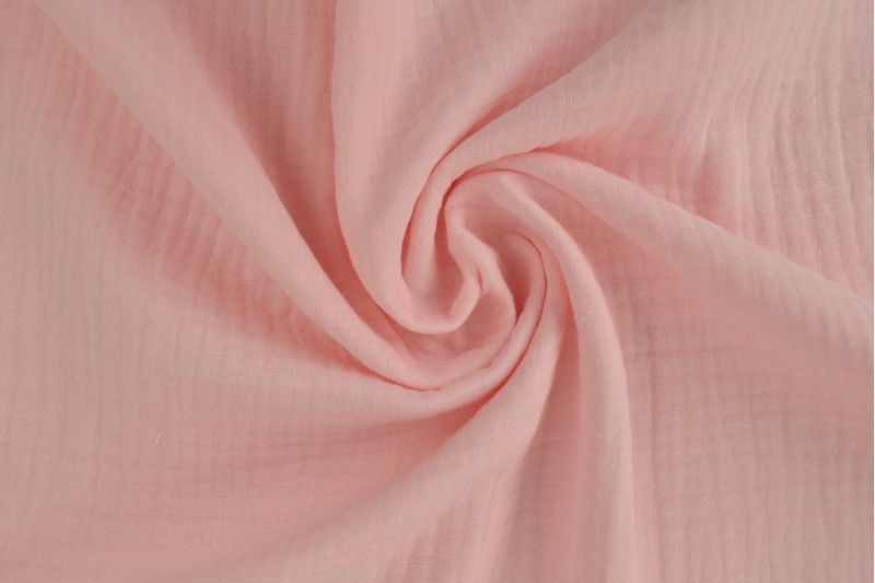 Mousseline (hydrofiel) baby roze