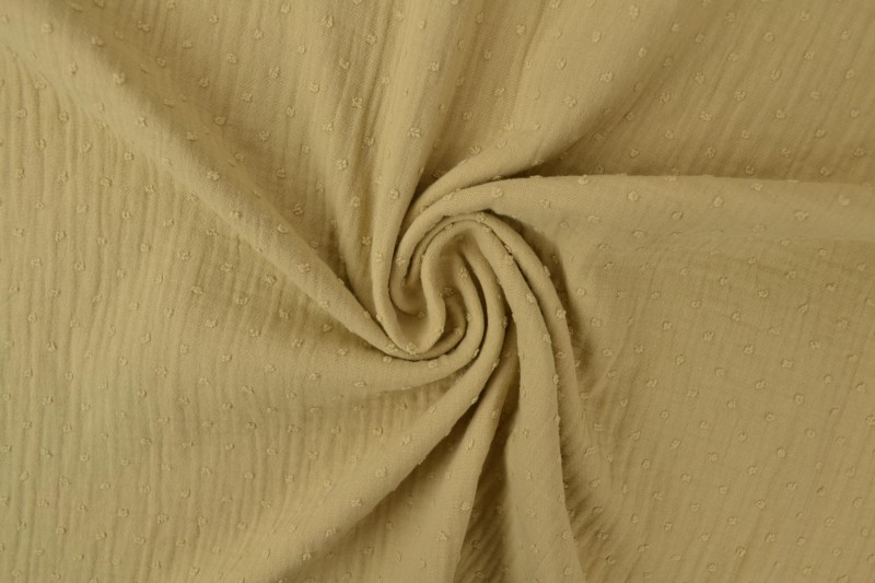 Mousseline dobby beige
