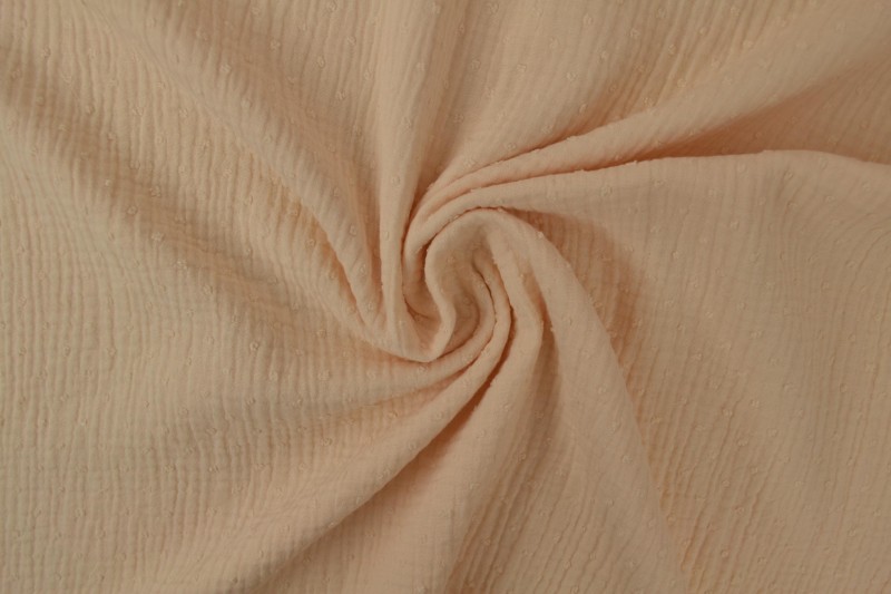 Mousseline dobby champagne