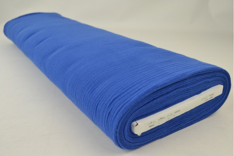 Mousseline (hydrofiel) donkerblauw, rol