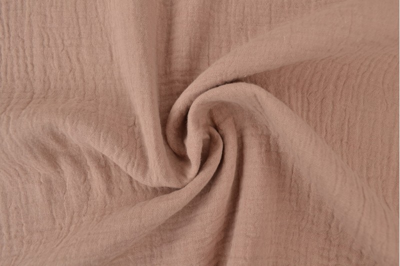Mousseline (hydrofiel) dusky roze